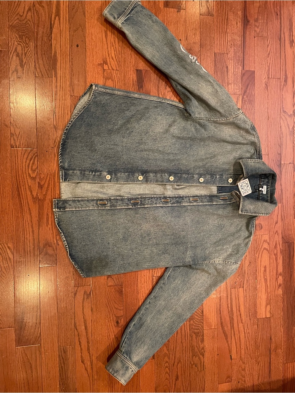 Loewe Anagram shirt denim washed